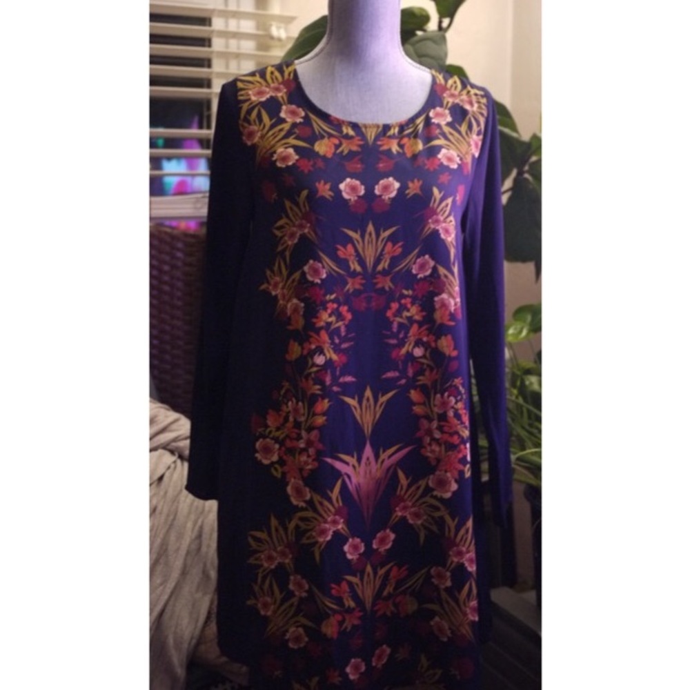 Retro Inspired Navy Dress